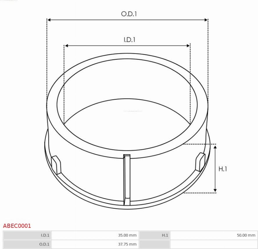 AS-PL ABEC0001 - Capot protecteur, alternateur parts5.com