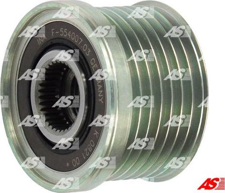 AS-PL AFP0068(INA) - Pulley, alternator, freewheel clutch parts5.com