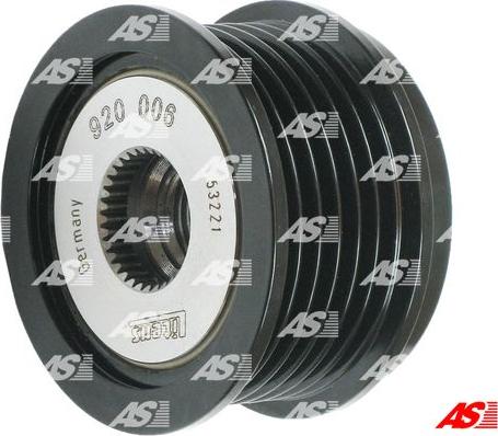 AS-PL AFP3038(LITENS) - Polea, alternador parts5.com