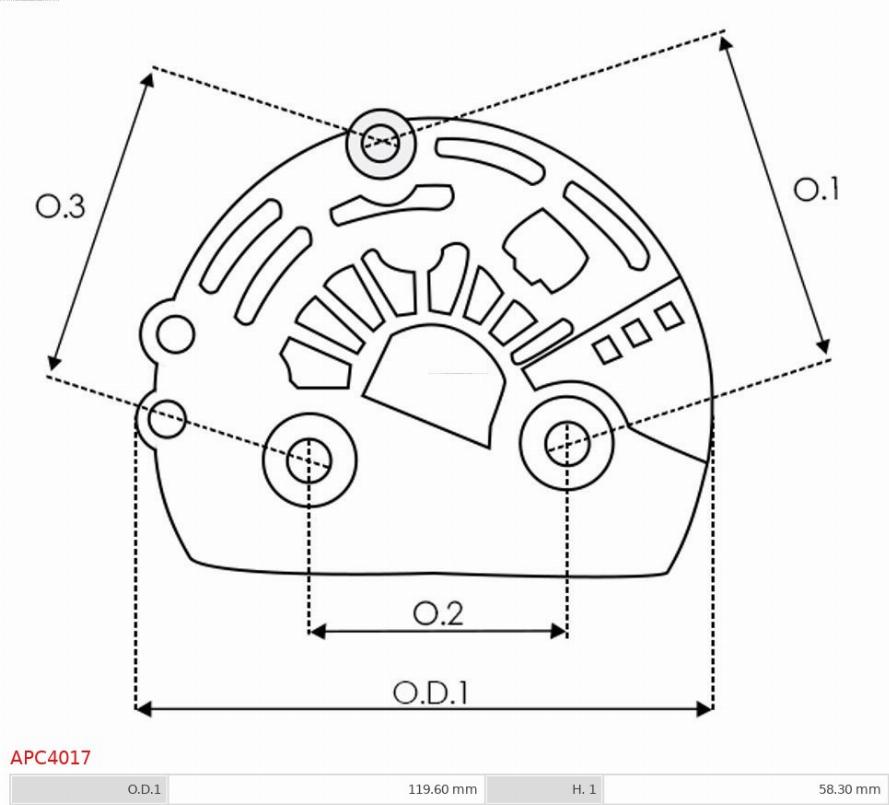 AS-PL APC4017 - Kaitsekate, generaator parts5.com