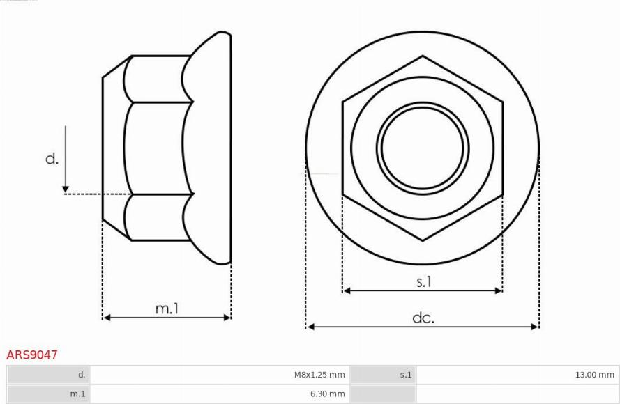 AS-PL ARS9047 - Tamir seti, alternatör parts5.com