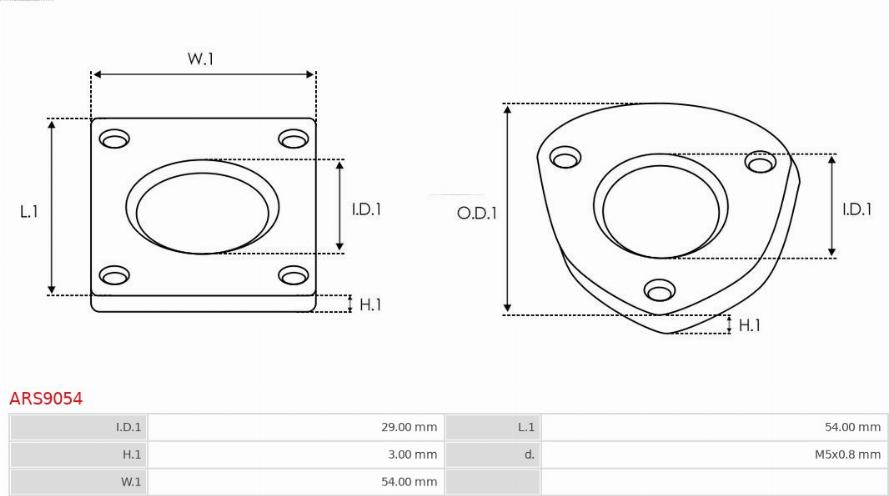 AS-PL ARS9054 - Remondikomplekt,generaator parts5.com