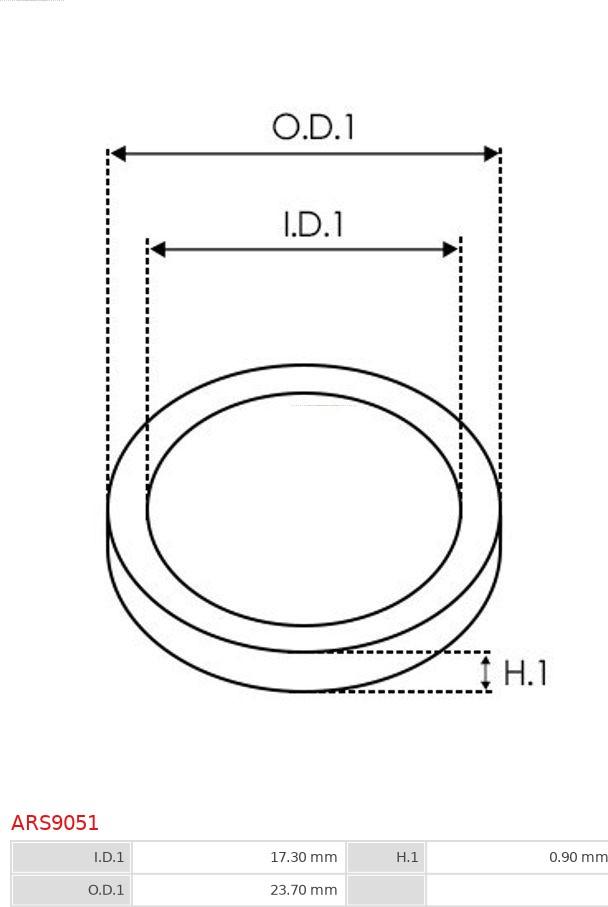 AS-PL ARS9051 - Sada na opravy, generátor parts5.com