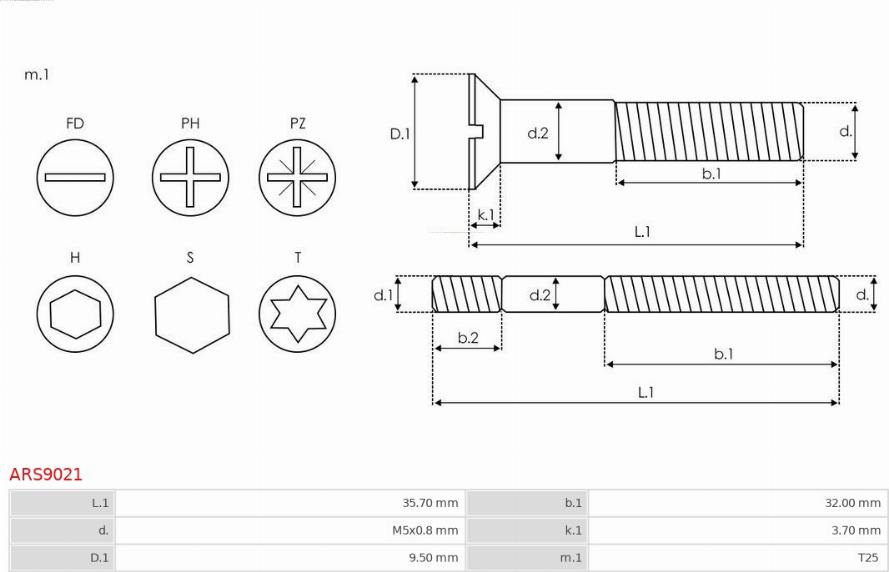 AS-PL ARS9021 - Chit reparatie, alternator parts5.com