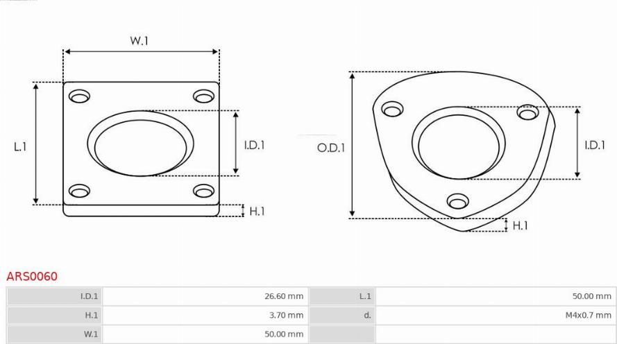 AS-PL ARS0060 - Chit reparatie, alternator parts5.com