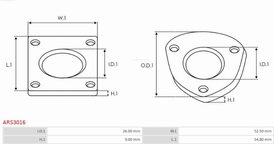 AS-PL ARS3016 - Tamir seti, alternatör parts5.com