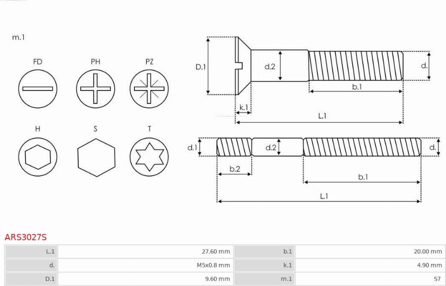 AS-PL ARS3027S - Kit de reparación, alternador parts5.com