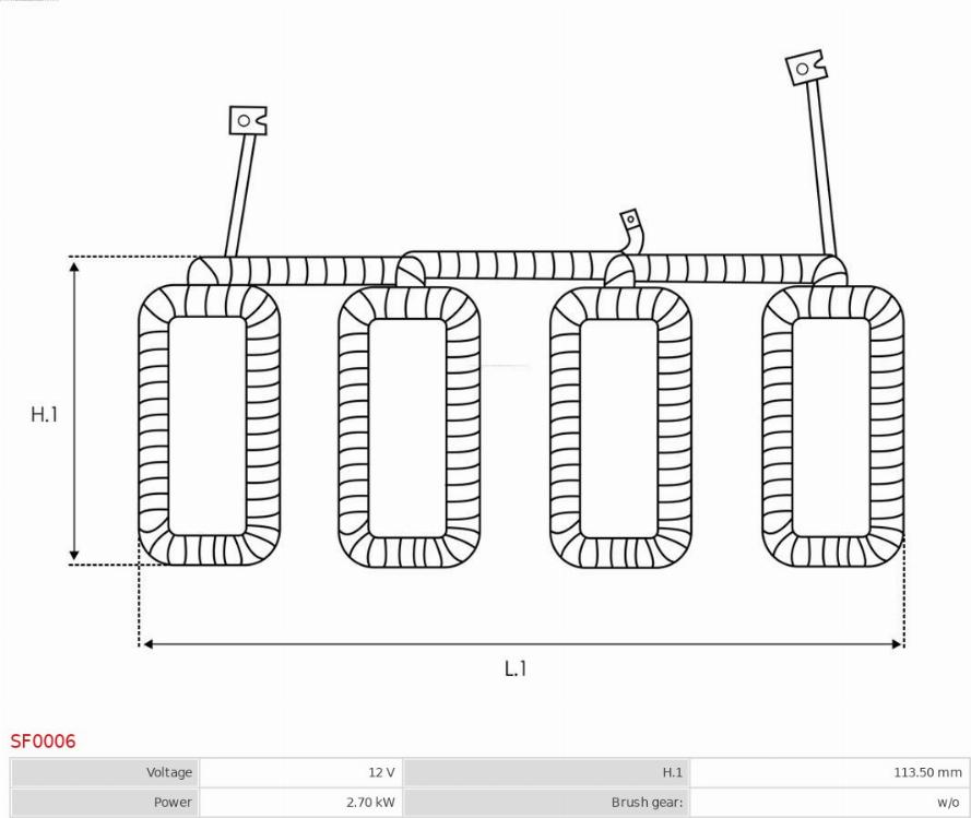 AS-PL SF0006 - Uzbudni namot, uputnik parts5.com