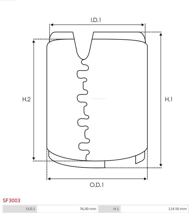 AS-PL SF3003 - Erregerwicklung, Starter parts5.com