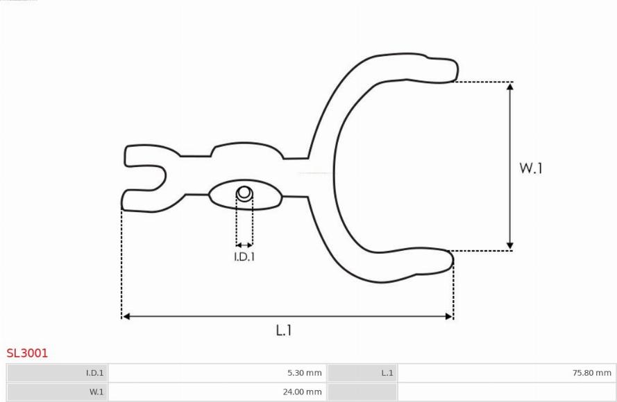 AS-PL SL3001 - Chit reparatie, demaror parts5.com