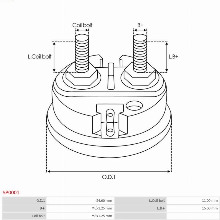 AS-PL SP0001 - Sada na opravy, startovací systém parts5.com