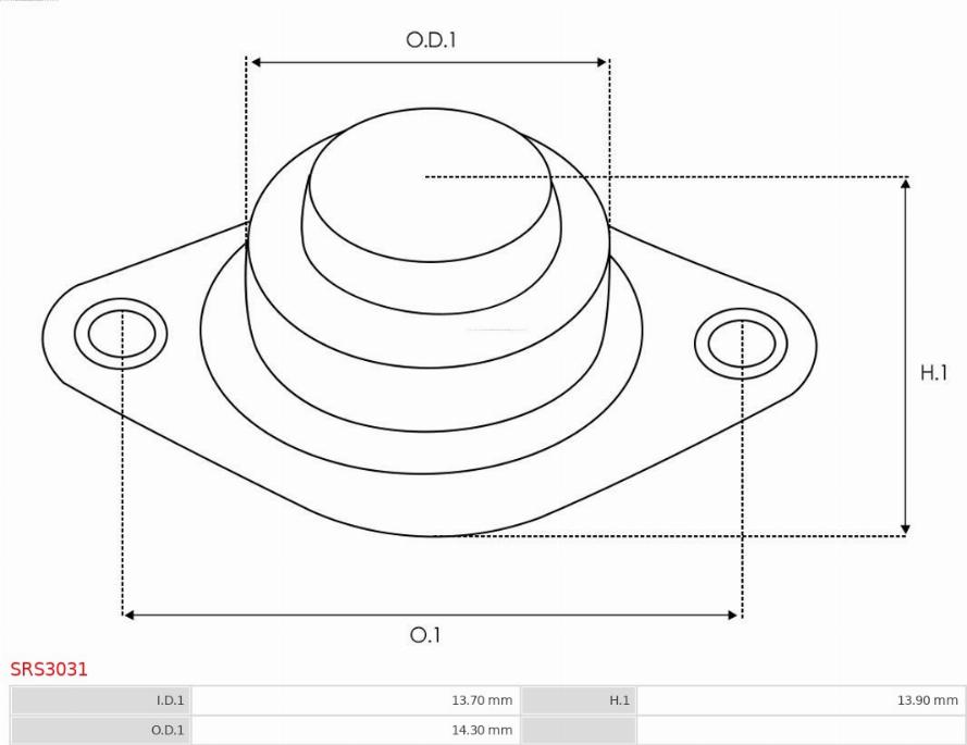 AS-PL SRS3031 - Kryt startéru, karburátor parts5.com