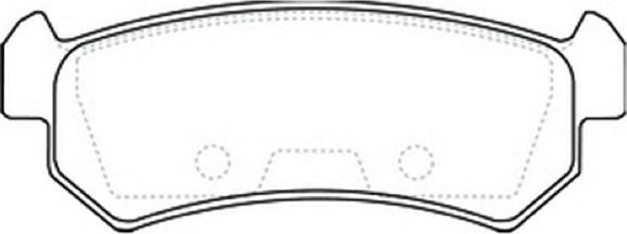 SAKURA 601-00-8365 - Set placute frana,frana disc parts5.com