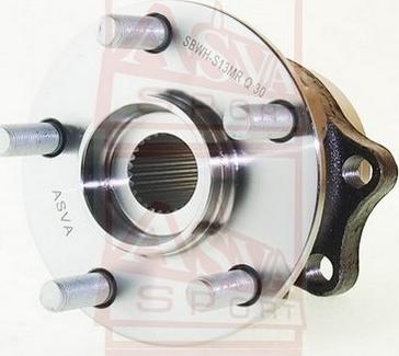 ASVA SBWH-S13MR - Ступица колеса, поворотный кулак parts5.com