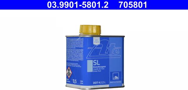 ATE 03.9901-5801.2 - Liquide de frein parts5.com