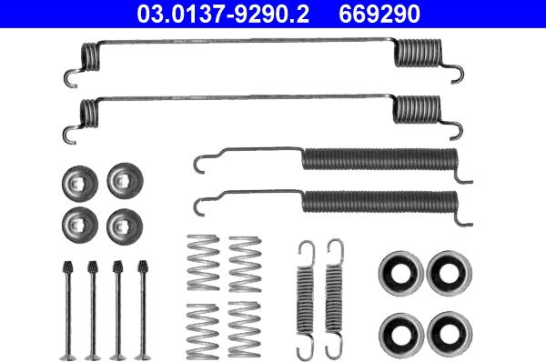 ATE 03.0137-9290.2 - Accessory Kit, brake shoes parts5.com