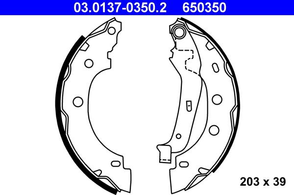 ATE 03.0137-0350.2 - Komplet kočnih čeljusti parts5.com