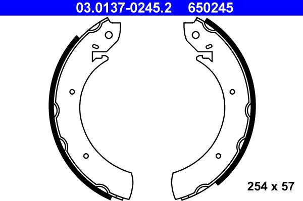 ATE 03.0137-0245.2 - Jarrukenkäsarja parts5.com