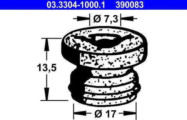 ATE 03.3304-1000.1 - Cep, posoda za zavorno tekocino parts5.com