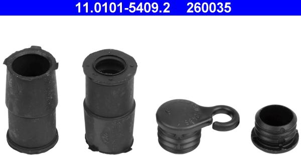 ATE 11.0101-5409.2 - Set bucsi de ghidaj, etrier frana parts5.com