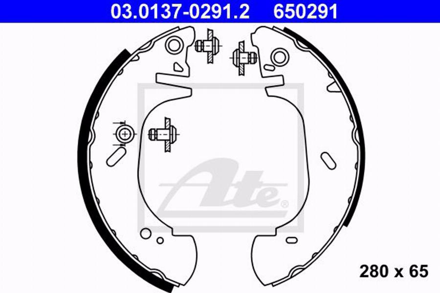 ATE 13.0441-3505.2 - Komplet za popravilo, sedlo kolutne zavore parts5.com