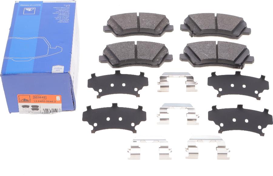 ATE 13.0460-5645.2 - Brake Pad Set, disc brake parts5.com