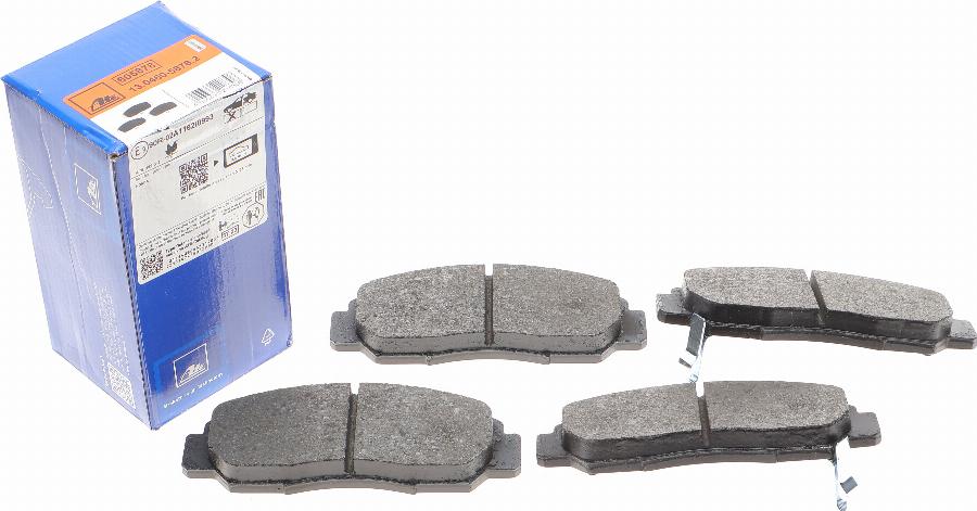 ATE 13.0460-5878.2 - Kit de plaquettes de frein, frein à disque parts5.com