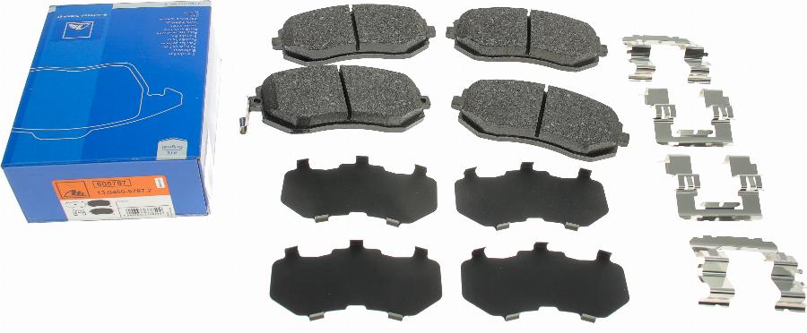 ATE 13.0460-5787.2 - Set placute frana,frana disc parts5.com