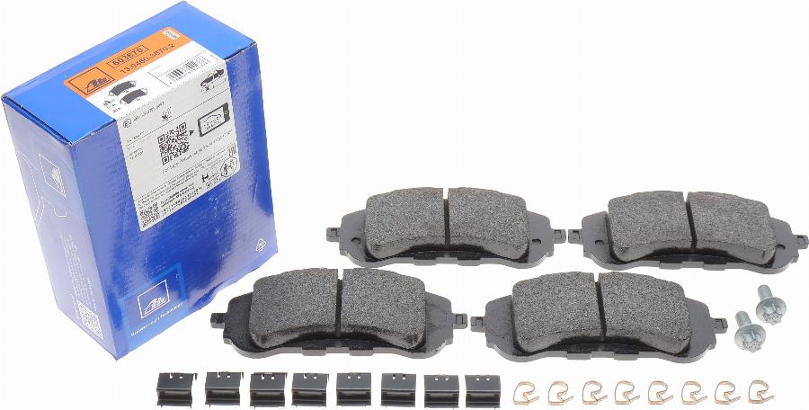 ATE 13.0460-3870.2 - Set placute frana,frana disc parts5.com