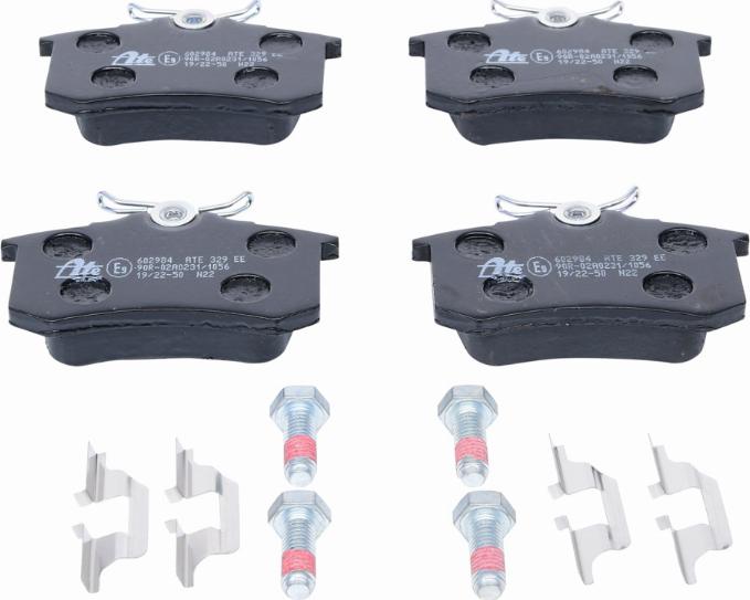 ATE 13.0460-2984.2 - Brake Pad Set, disc brake parts5.com