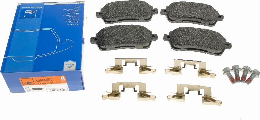 ATE 13.0460-2605.2 - Brake Pad Set, disc brake parts5.com