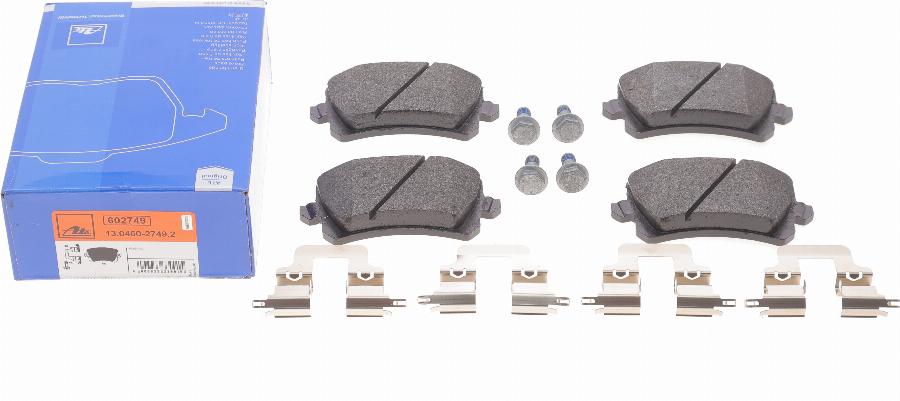 ATE 13.0460-2749.2 - Set placute frana,frana disc parts5.com