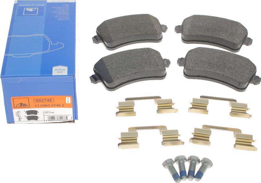 ATE 13.0460-2748.2 - Set placute frana,frana disc parts5.com