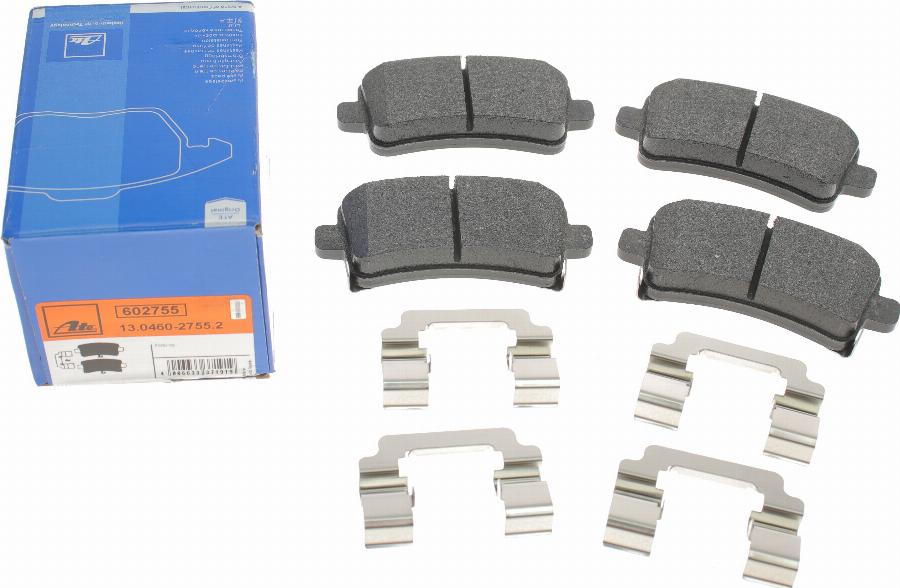 ATE 13.0460-2755.2 - Set placute frana,frana disc parts5.com