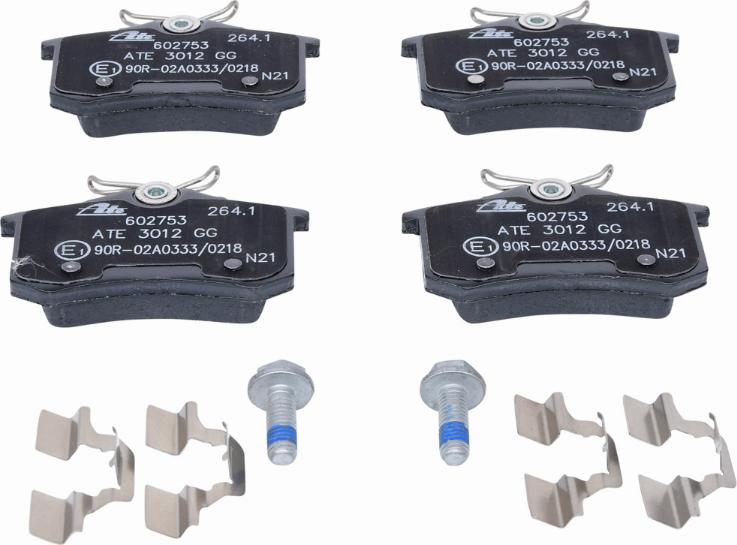 ATE 13.0460-2753.2 - Brake Pad Set, disc brake parts5.com