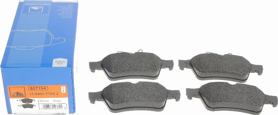 ATE 13.0460-7194.2 - Brake Pad Set, disc brake parts5.com