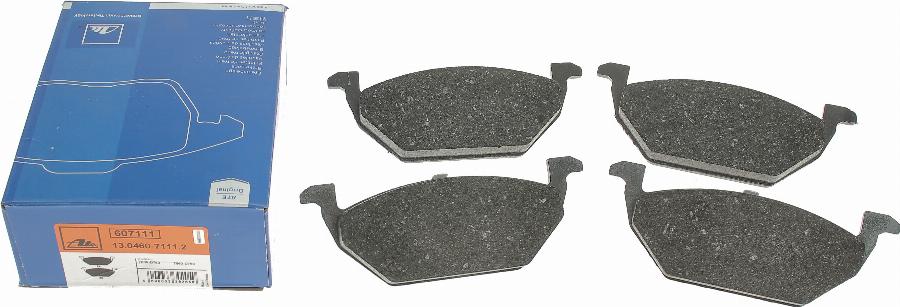 ATE 13.0460-7111.2 - Set placute frana,frana disc parts5.com