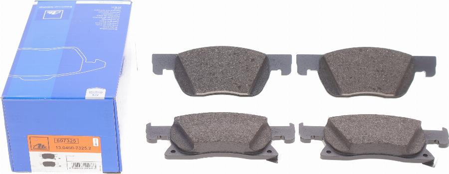 ATE 13.0460-7325.2 - Brake Pad Set, disc brake parts5.com