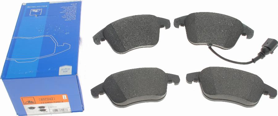 ATE 13.0460-7242.2 - Brake Pad Set, disc brake parts5.com