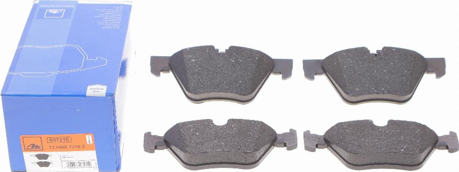 ATE 13.0460-7216.2 - Set placute frana,frana disc parts5.com