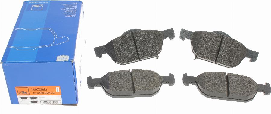 ATE 13.0460-7284.2 - Set placute frana,frana disc parts5.com