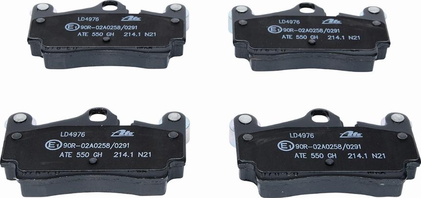 ATE 13.0470-4976.2 - Brake Pad Set, disc brake parts5.com