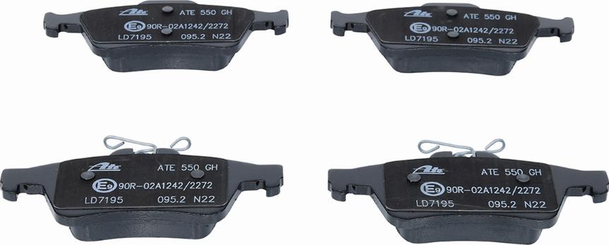 ATE 13.0470-7195.2 - Brake Pad Set, disc brake parts5.com