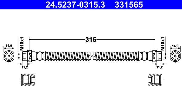 ATE 24.5237-0315.3 - - - parts5.com