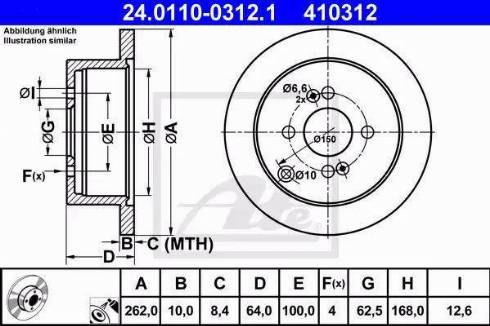 JPN 40H0307-JPN - Disc frana parts5.com