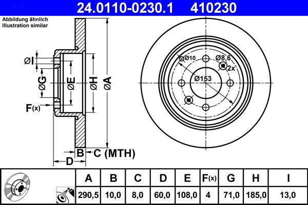 ATE 24.0110-0230.1 - Piduriketas parts5.com