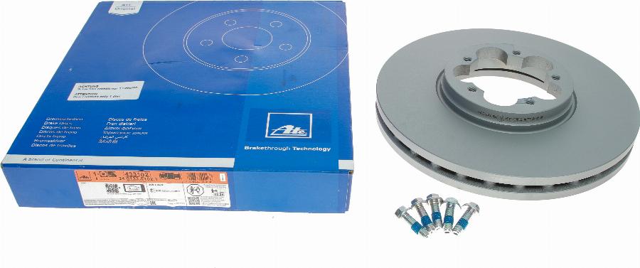 ATE 24.0133-0102.1 - Brake Disc parts5.com