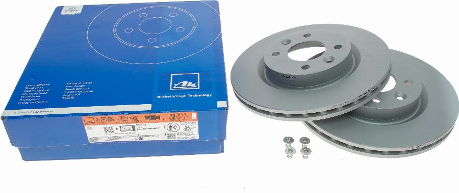 ATE 24.0121-0106.1 - Disc frana parts5.com