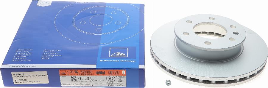 ATE 24.0128-0203.1 - Disc frana parts5.com