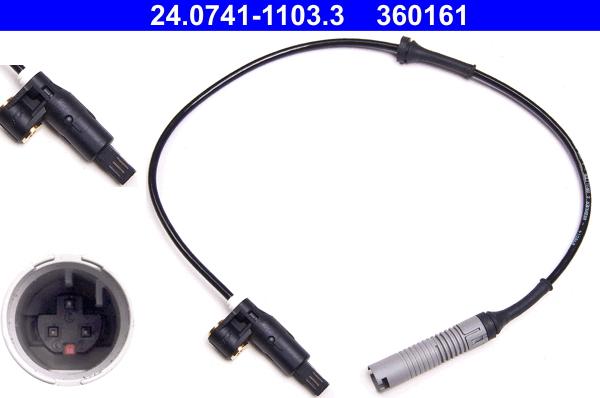 ATE 24.0741-1103.3 - Senzor,turatie roata parts5.com